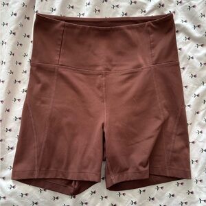 Girlfriend Collective Run Shorts Brown M